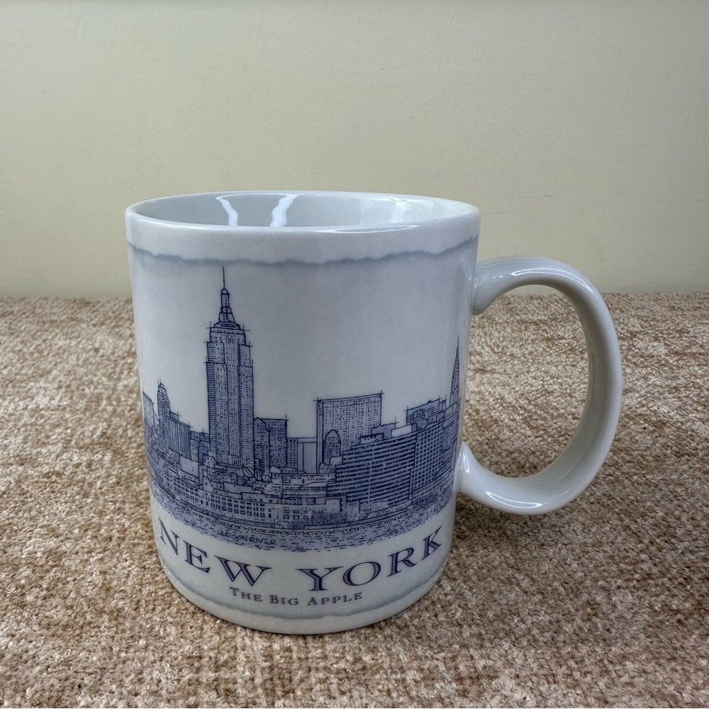 Starbucks 2011 New York The Big Apple Double Sided Architectural Coffee Mug